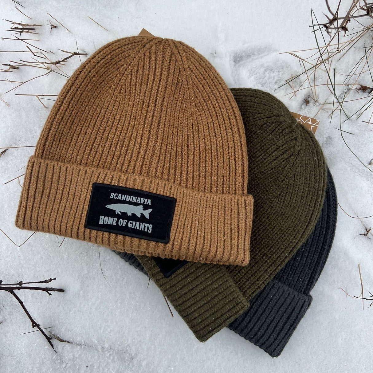 Home of Giants - ribbstickad beanie