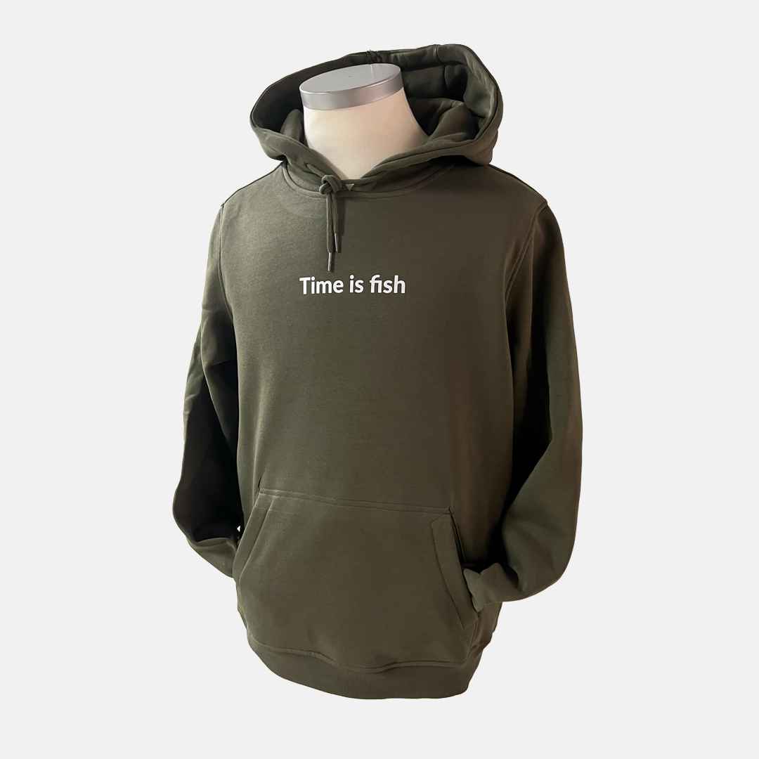 Time is fish - Hoodie Fitted